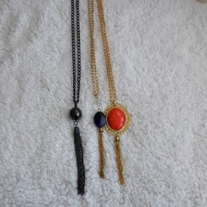 Ladies set of three long necklace